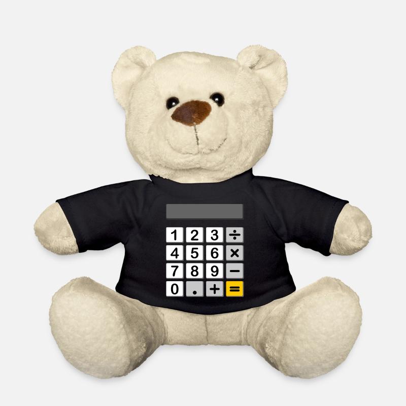 Taschenrechner als Fasching & Karneval Kostüm - Teddy - Schwarz