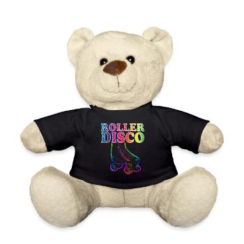 Roller Skates Disco Inline Skating Roller Skating - Teddy Bear - black - Front