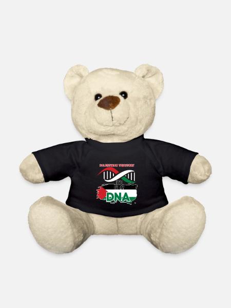 Palestinian territory is in my DNA - Teddy Bear - black