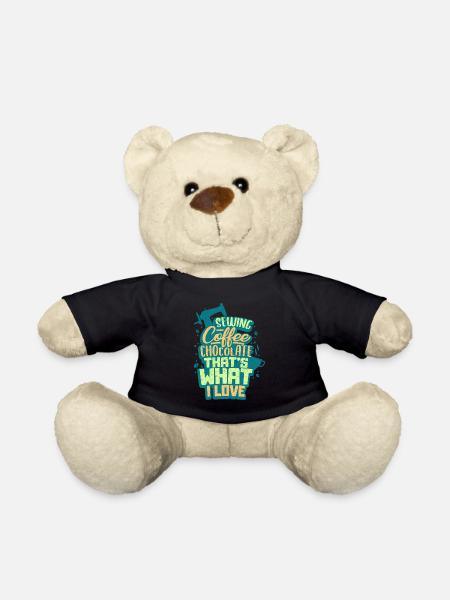 Sewing sewing machine - Teddy Bear - black