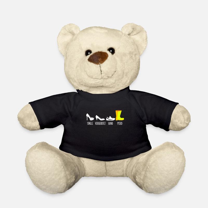 Singel Verheiratet Hund Pferd - Teddy - Schwarz