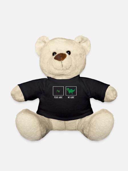 You Aunt, My Aunt Lizard Dinosaur Comparison Cool - Teddy - Schwarz