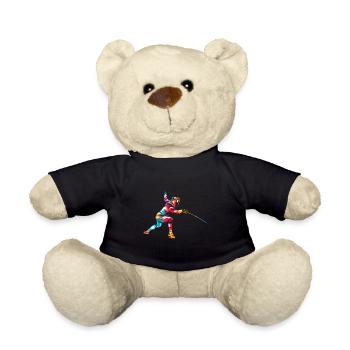 Fecht Geschenk - Teddy - Schwarz - Vorne