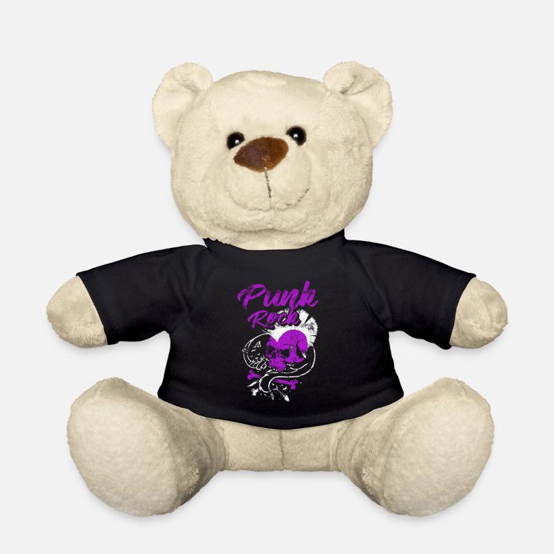Punkrock Punk Punker Musik Retro Punks - Teddy - Schwarz