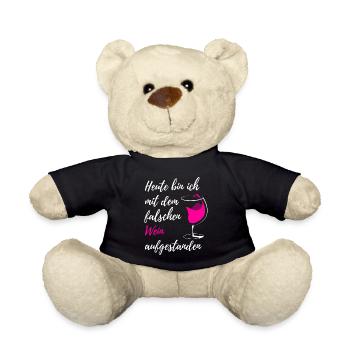 Wein - Teddy - Schwarz - Vorne