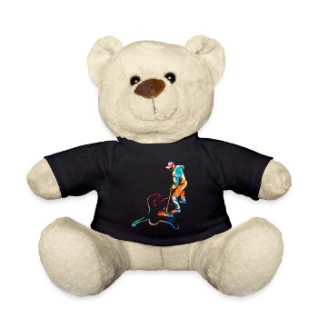 Cadeau de nettoyeur de scène de crime - Nounours - noir - Devant