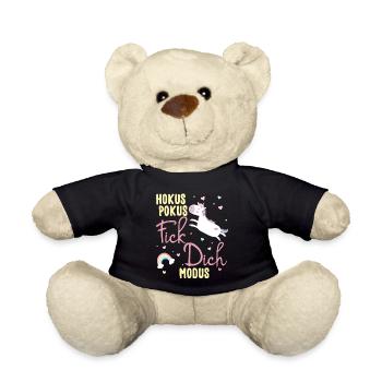 Hokus Pokus Fick Dich Modus Frauen Einhorn - Teddy - Schwarz - Vorne