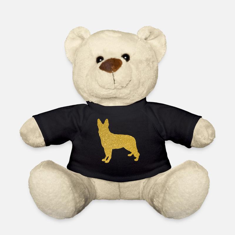 Schäferhund Besitzer Hundebesitzer Geschenk Spruch - Teddy - Schwarz