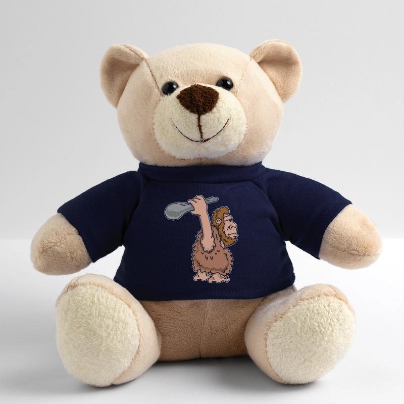 Steinzeit Mensch mit Keule Teddy