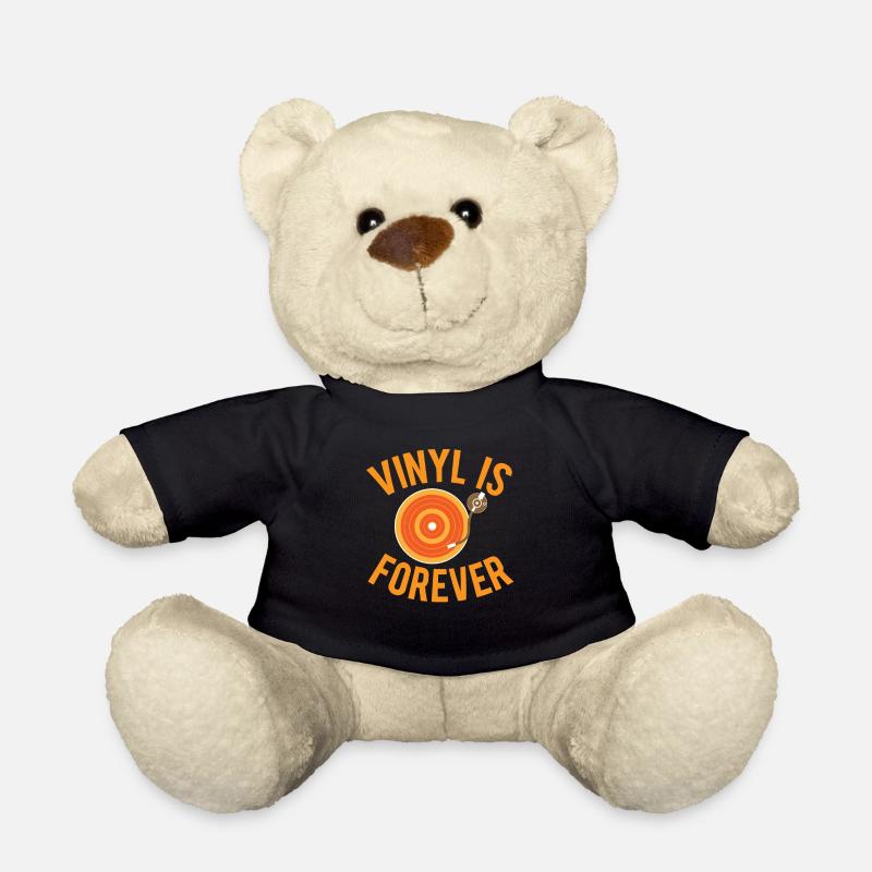 Vinyl is forever vinyl fanatic Shirt - Teddy - Schwarz