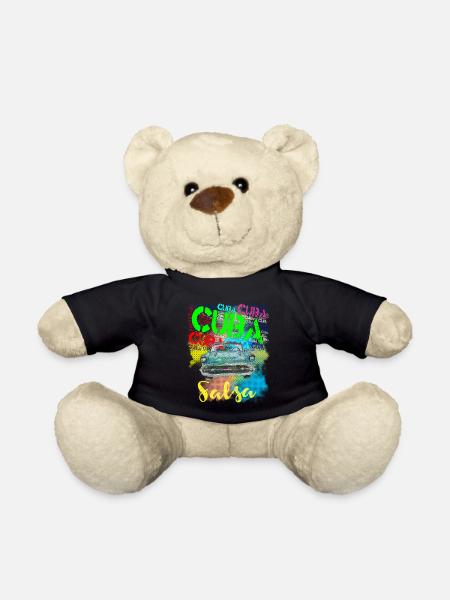 Cuba Salsa Havana Oldtimer Auto - Teddy - Schwarz