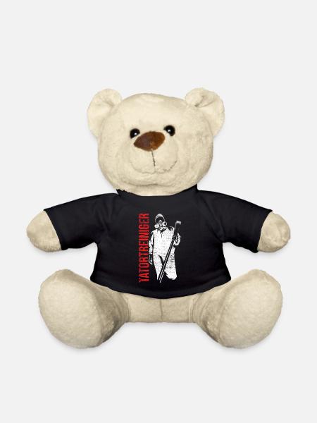Tatortreiniger Geschenk - Teddy - Schwarz