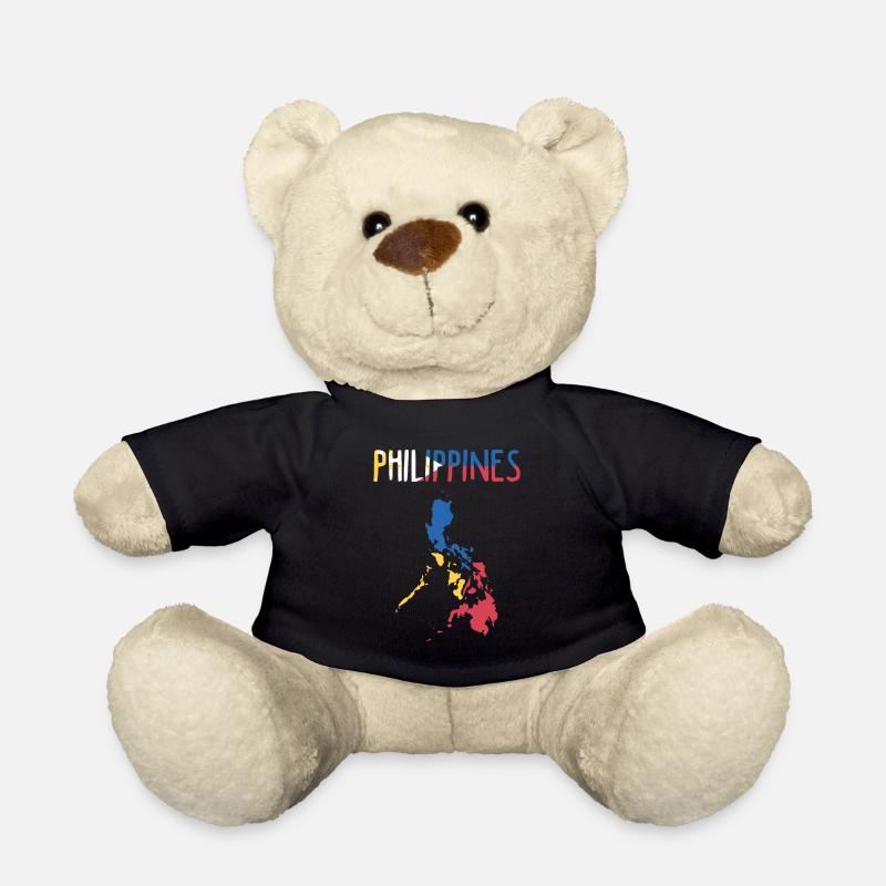 Republik der Philippinen Land Südostasien - Teddy - Schwarz