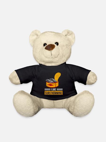 Lustiges Surströmming Design - Teddy - Schwarz