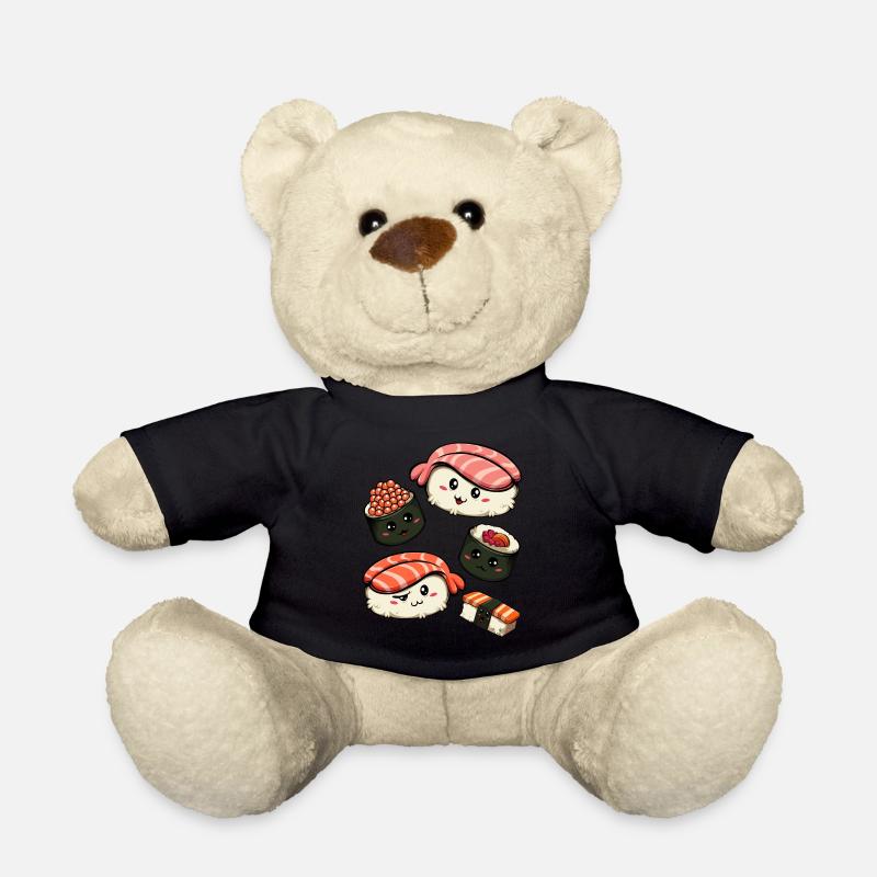 Amateurs de sushi kawaii - Nounours - noir