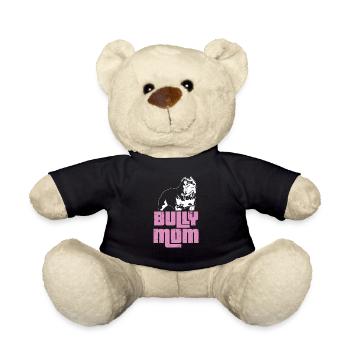 Bully Mom | Frauchen American Bully Geschenkidee - Teddy - Schwarz - Vorne