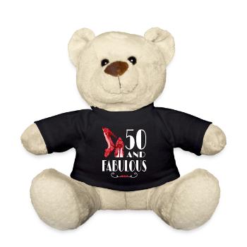 50. Geburtstagsgeschenk Im 50 und fabelhaftes Geschenk - Teddy - Schwarz - Vorne