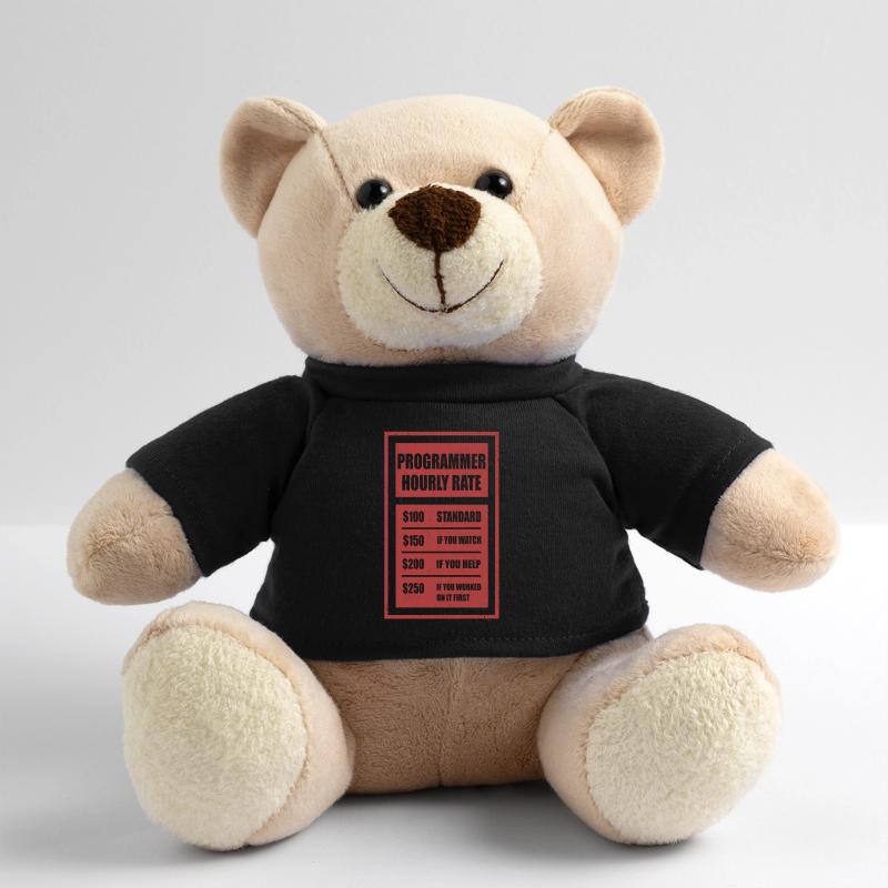 Programmer hourly rate programmer Teddy Bear
