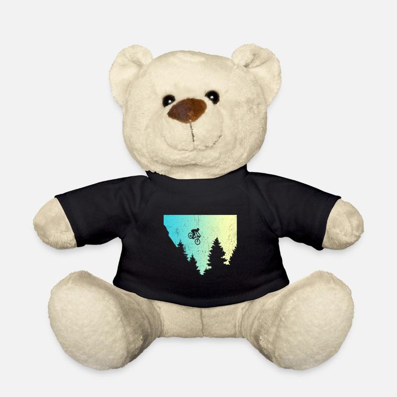 Cadeau de VTT VTT Dire drôle - Nounours - noir