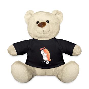 Romantische Sushi-Umarmung - Teddy - Schwarz - Vorne