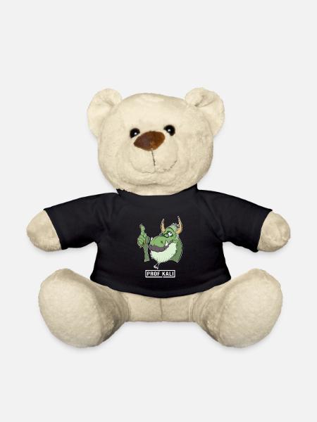 Administrateur informatique Kali Linux Tux Dragon Head - Nounours - noir