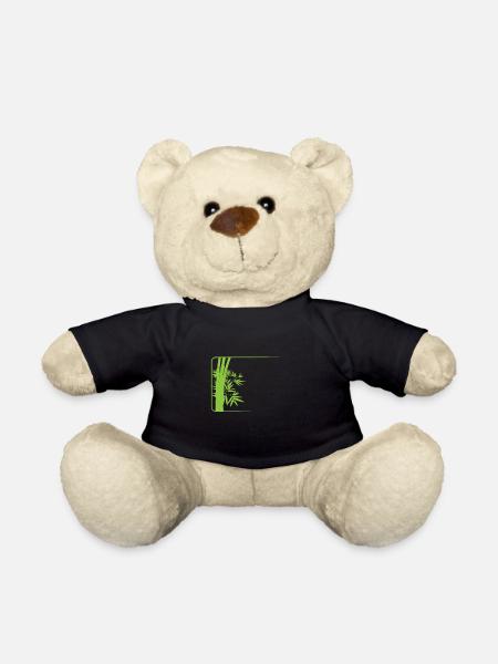 Bamboo Forest in Asia Sweet Grass - Teddy Bear - black
