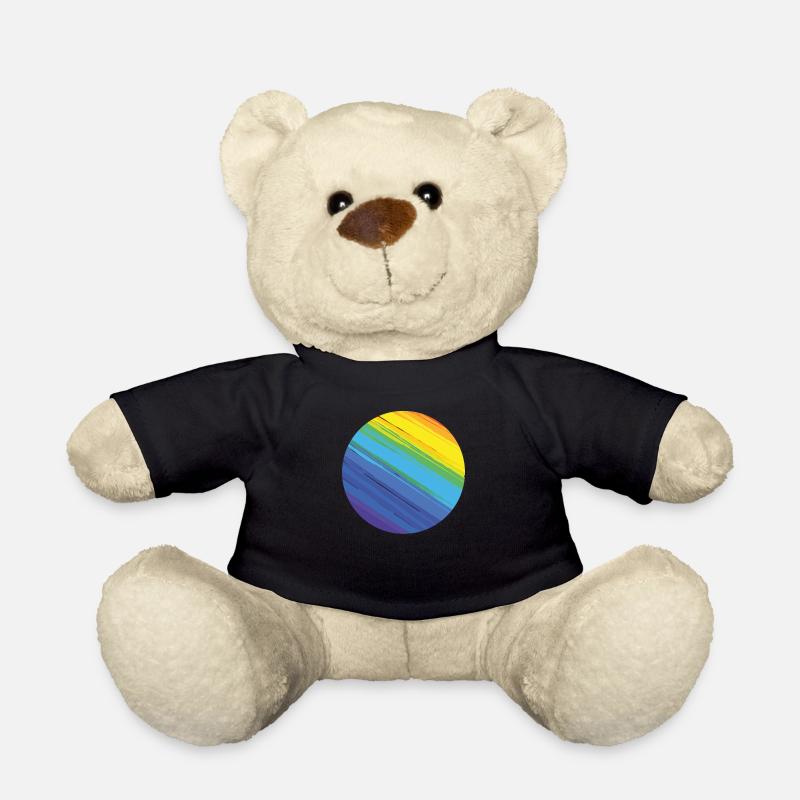 Regenbogen Kreis - Teddy - Schwarz