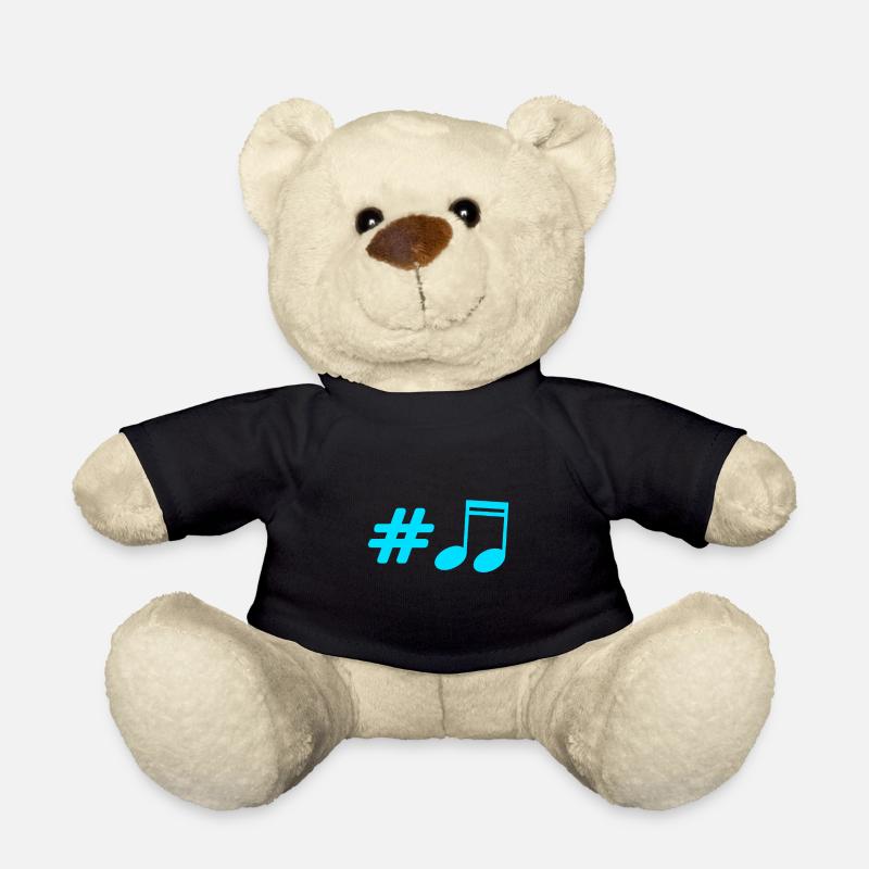 Musique - Note musicale - Nounours - noir