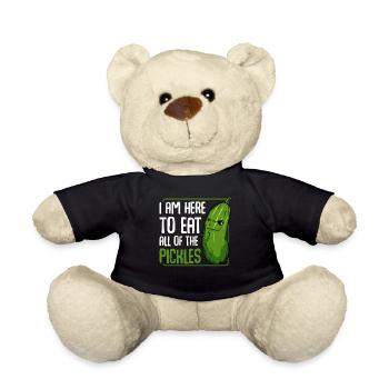 Gurkenheld Spruchbild - Teddy - Schwarz - Vorne