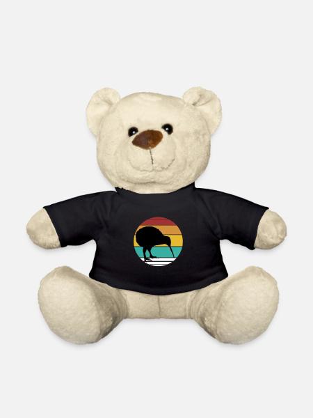 Kiwi Vogel Neuseeland Lustig - Teddy - Schwarz