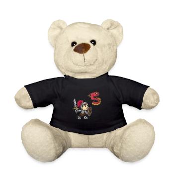5e anniversaire des chevaliers - Nounours - noir - Devant