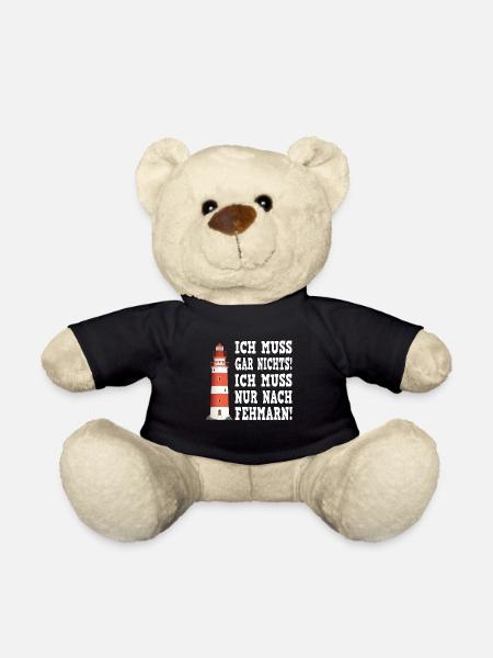 Fehmarn Ostsee Fehmarnsundbrücke - Teddy - Schwarz