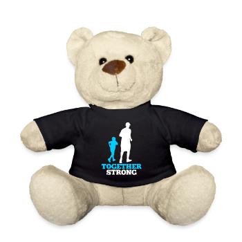 Équipe de jogging sport père fils - Nounours - noir - Devant