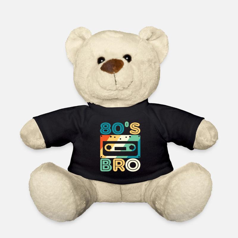 80er Mode 80er Jahre 80er party 80er - Teddy - Schwarz