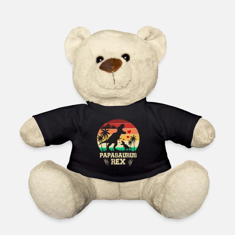 Papasaurus Rex - Nounours - noir