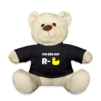 Ich geh auf Rente - Teddy - Schwarz - Vorne