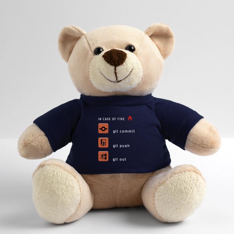Git Commit Git Push Git Out Teddy Bear