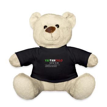Vaffanculo Italien Humor lustiges Geschenk Italia - Teddy - Schwarz - Vorne