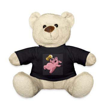 Cochon ivre - Nounours - noir - Devant