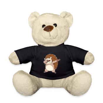 Dabbing hedgehog - Teddy Bear - black - Front