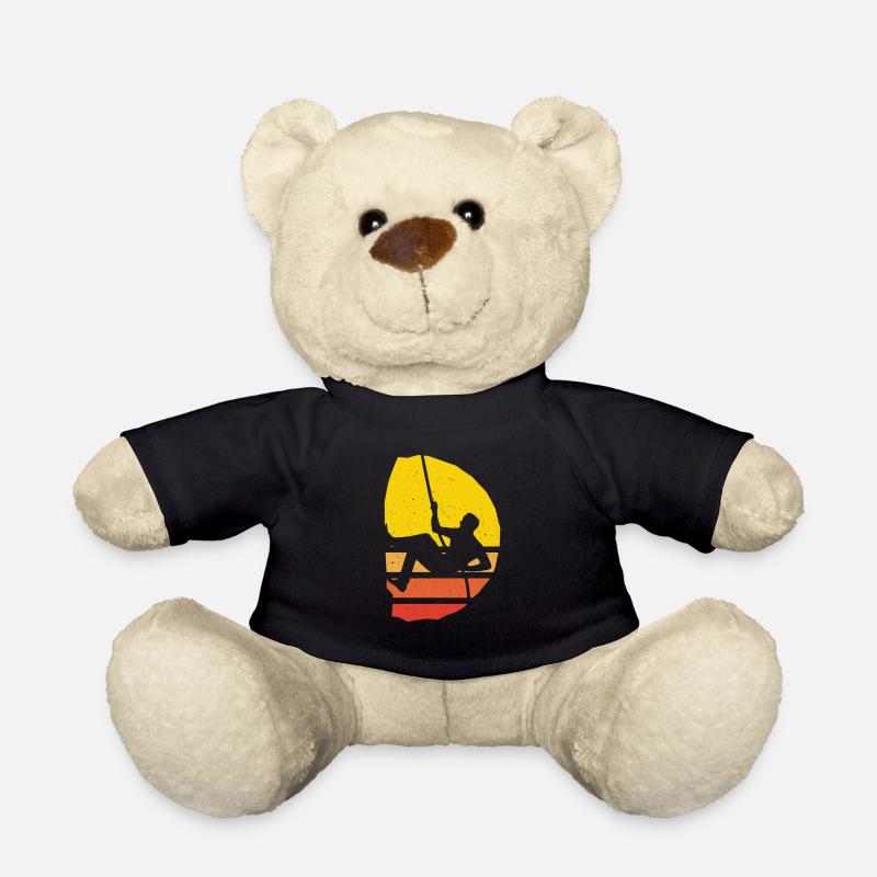 Kletterer Klettern Bouldern - Teddy - Schwarz