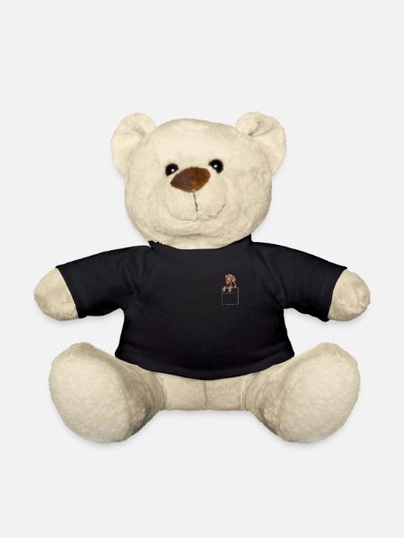 Lab Dog Lover Chocolate Labrador Retriever In The - Teddy Bear - black
