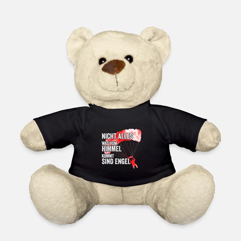 Fallschirmspringer Lustige Geschenkidee - Teddy - Schwarz