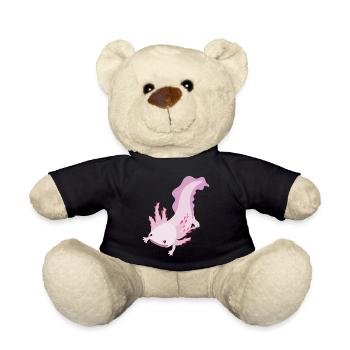Axolotl - Teddy Bear - black - Front