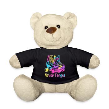 Patins à roulettes Never Forget 90s 90s retro - Nounours - noir - Devant