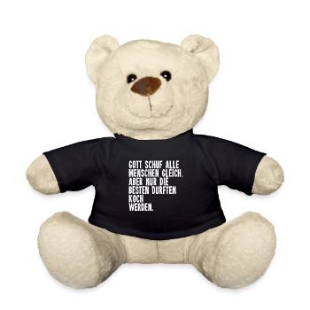 Nur Die Besten Durften Koch Werden Köche Kantine - Teddy - Schwarz - Vorne