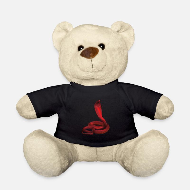 rote Schlange Kinder - Teddy - Schwarz