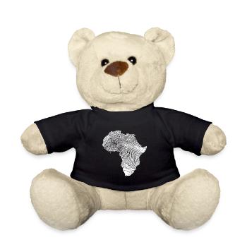 Afrika Afrika Kleidung Afrika Geschenk - Teddy - Schwarz - Vorne