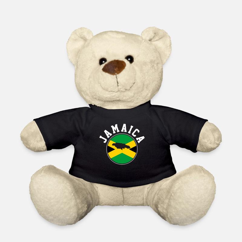 Jamaica flag - Teddy Bear - black