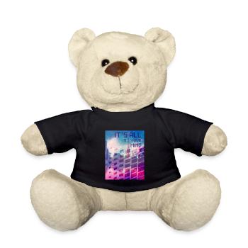 Vaporwave Aesthetic Tout est dans votre esprit - Nounours - noir - Devant